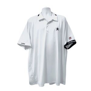 REEBOK Dallas Cowboys Play Dry Golf Shirt, Plus Size 2XL